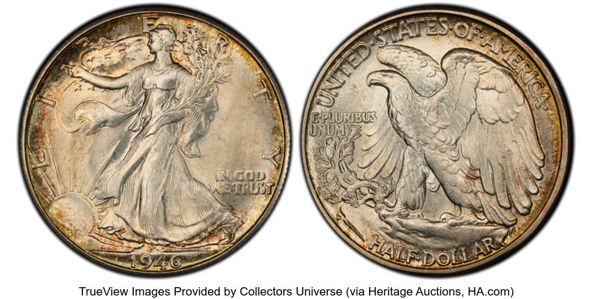 1946-D 50c MS thumbnail 3