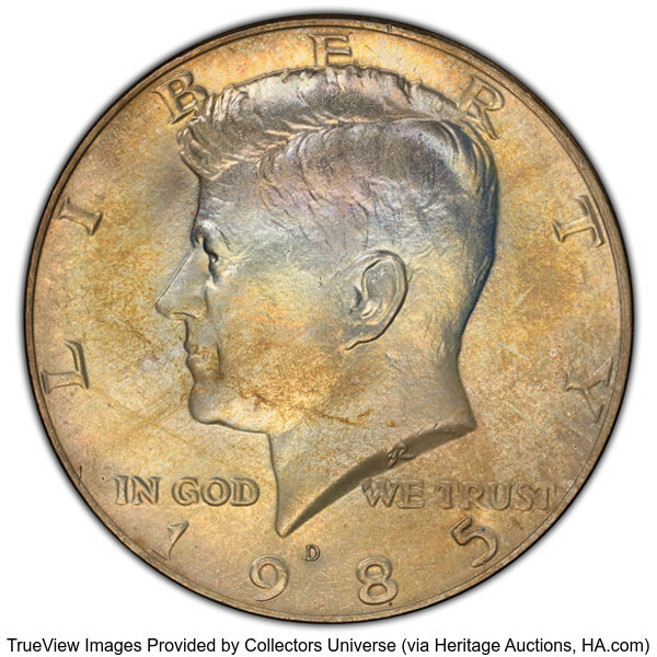 1985-D 50c MS thumbnail 2