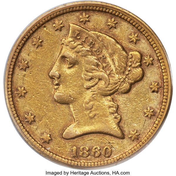 1860-C $5  MS thumbnail 3