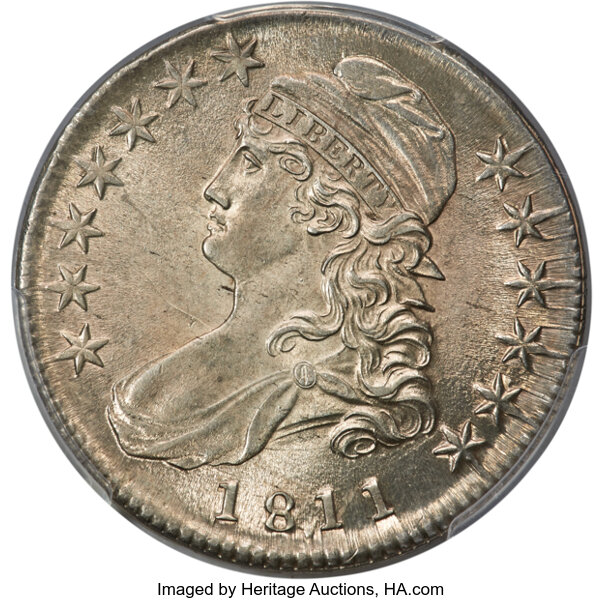 1811/10 50c Punctuated Date, O-101 MS thumbnail 2