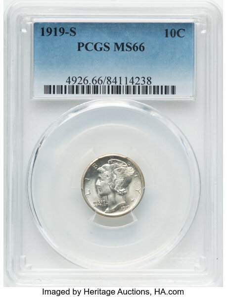 1919-S 10c MS thumbnail 2