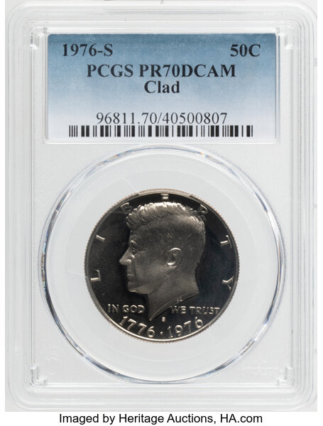 1976-S 50c Clad PR DCAM thumbnail 3