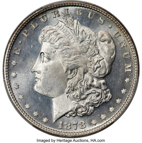 1878 7/8TF $1  Weak, 7/4, Doubled Legs, VAM-33 MS thumbnail 2