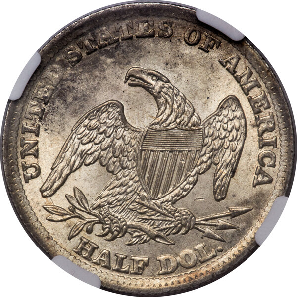 1838 50c Reeded Edge, GR-13 MS thumbnail 8