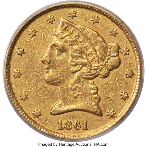 1861-C $5  MS thumbnail 2