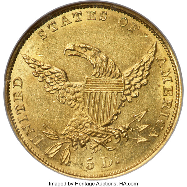 1835 $5  HM-2 MS thumbnail 4