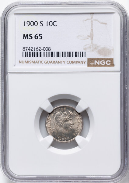 1900-S 10c MS PL thumbnail 2