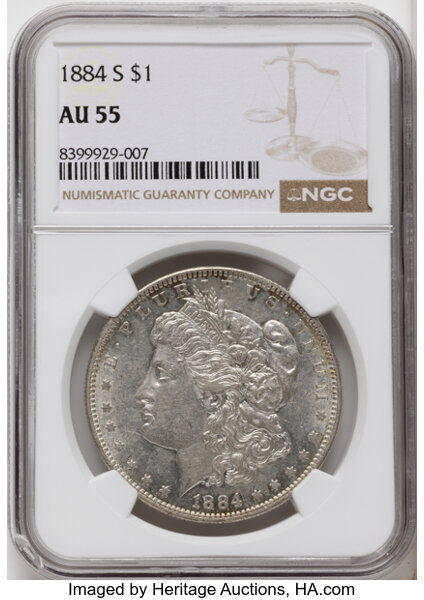 1884-S $1  MS thumbnail 6