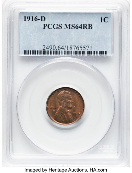 1916-D 1c MS RB thumbnail 3