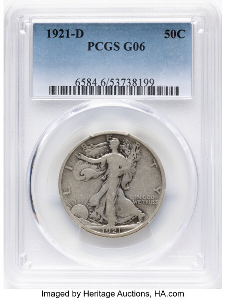 1921-D 50c MS thumbnail 3