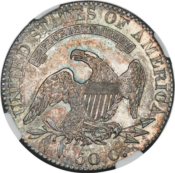 1820 50c Square Base 2, Knob 2, O-104 MS thumbnail 5