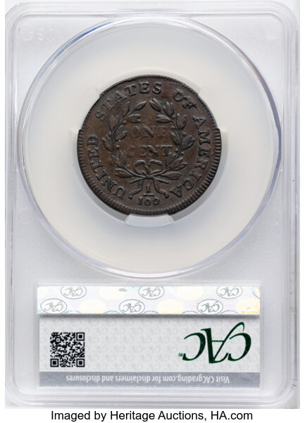 1800 1c Normal Date, S-200  MS BN thumbnail 4