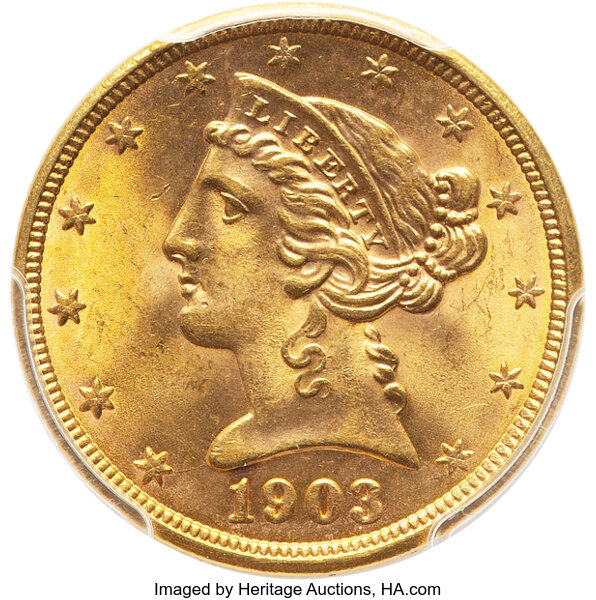 1903-S $5  MS thumbnail 3