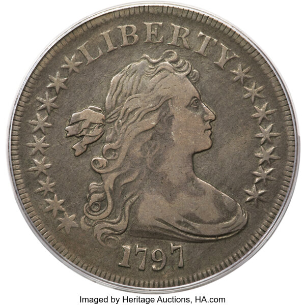 1797 $1  9x7 Stars, Large Letters, B-1, BB-73 MS thumbnail 2