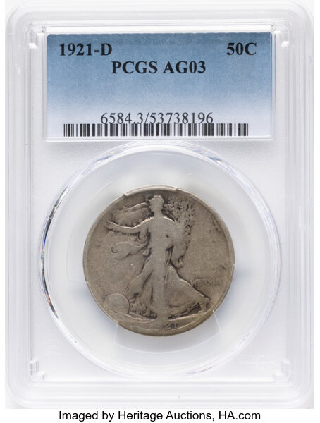 1921-D 50c MS thumbnail 4