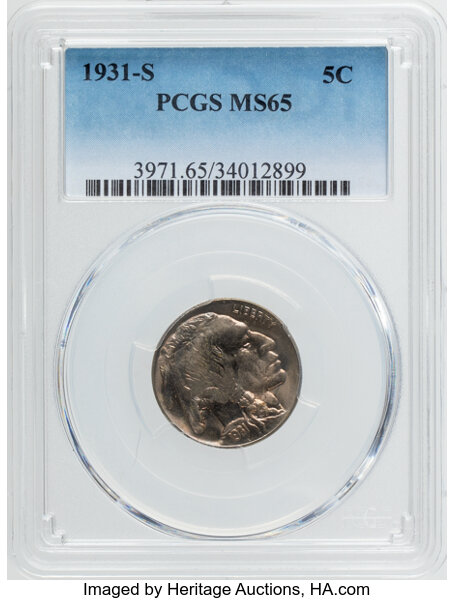 1931-S 5c MS thumbnail 3