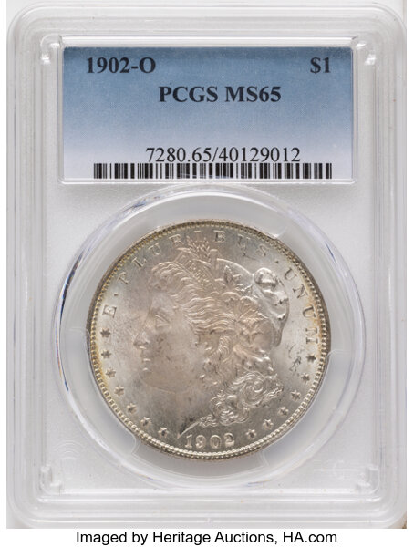 1902-O $1  Clashed Dies, VAM-45A MS thumbnail 2