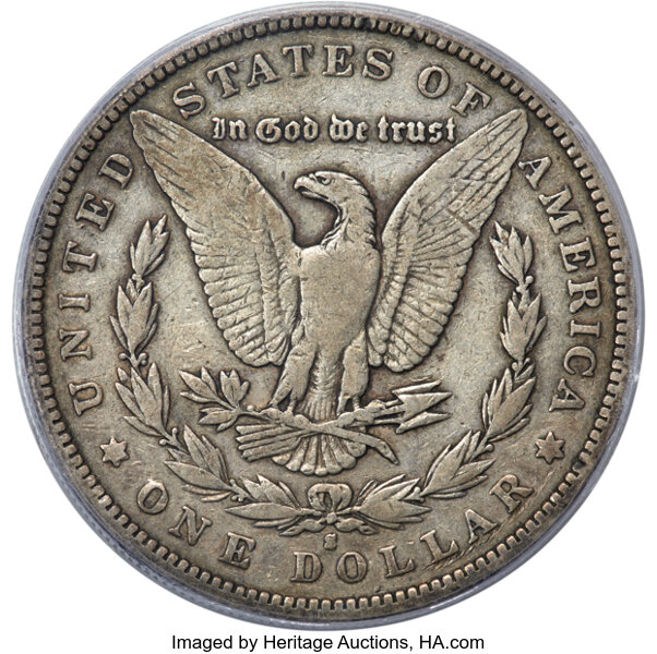 1893-S $1 VF25 CAC thumbnail 2