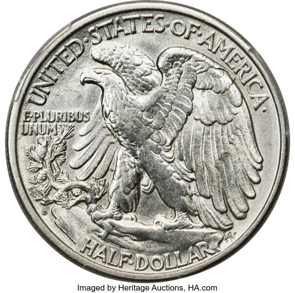 1921-D 50c MS61 thumbnail 16