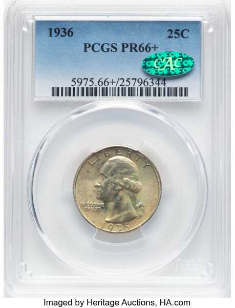 1936 25c PR66 thumbnail 6
