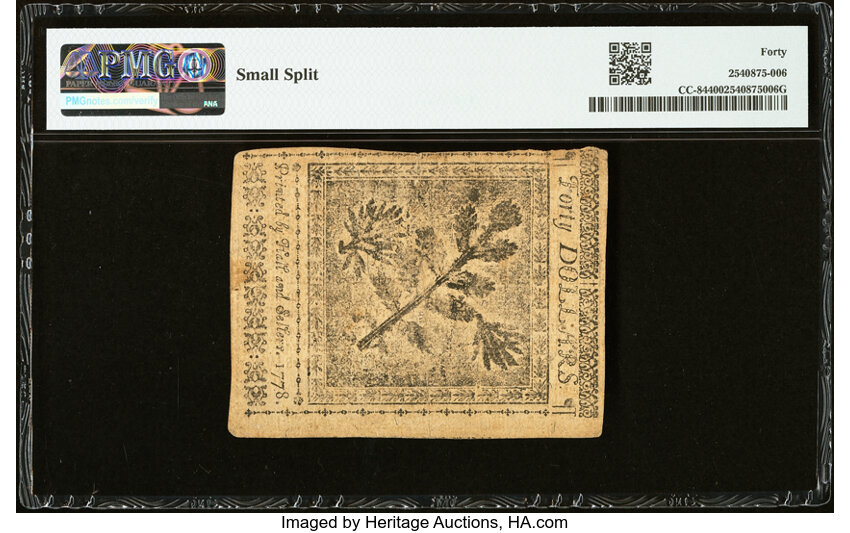 Sep 26, 1778 $40  Continental Congress (Fr. CC84) thumbnail 18