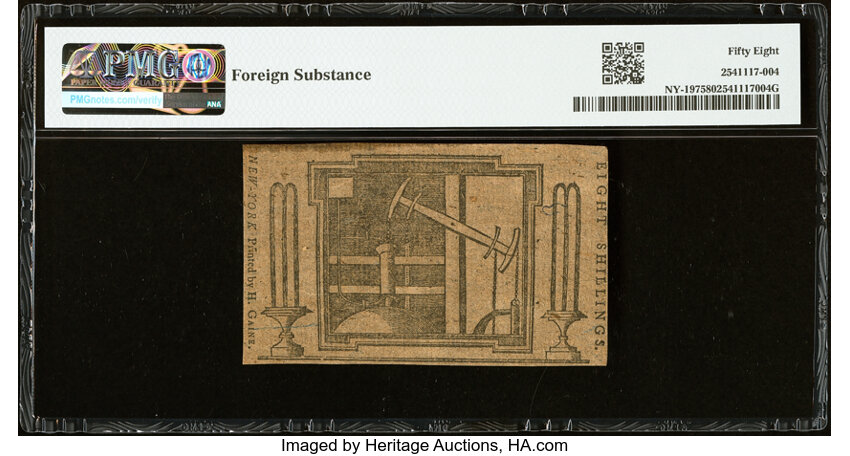 Mar 5, 1776 8s New York (Fr. NY197) thumbnail 9