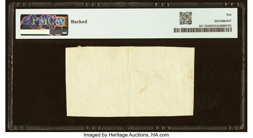 Mar 9, 1754 5s North Carolina (Fr. NC76) thumbnail 3