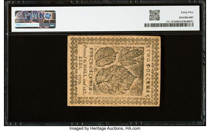 Nov 2, 1776 $2  Continental Congress (Fr. CC47) thumbnail 4