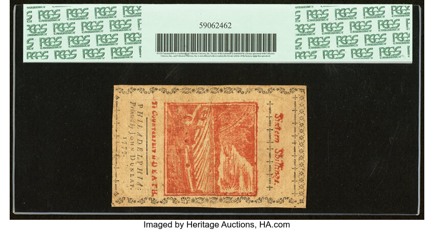 Apr 10, 1777 16s Pennsylvania (Fr. PA221b) thumbnail 7