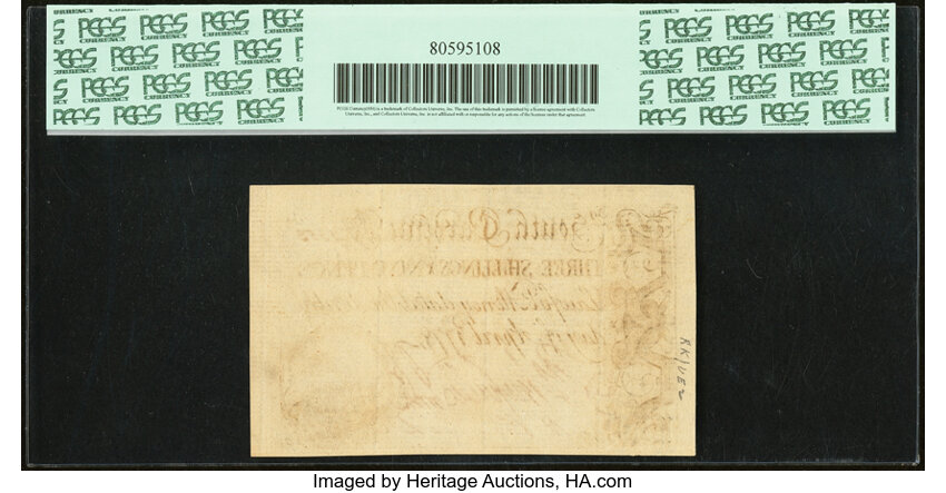 Apr 10, 1778 3s9d South Carolina (Fr. SC146) thumbnail 4
