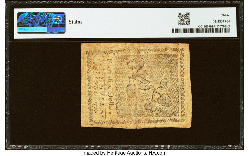 Jan 14, 1779 $45  Continental Congress (Fr. CC96) thumbnail 8