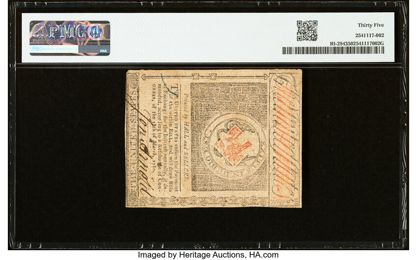 Jul 2, 1780 $3  Rhode Island (Fr. RI284) thumbnail 9