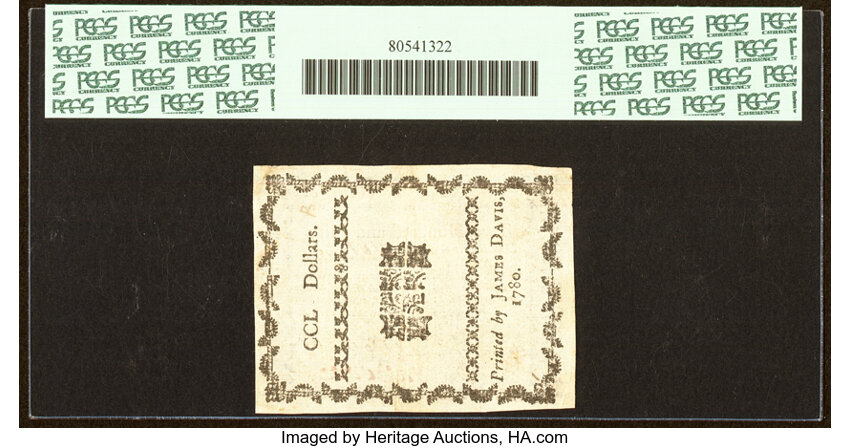 May 10, 1780 $250  North Carolina (Fr. NC195) thumbnail 4