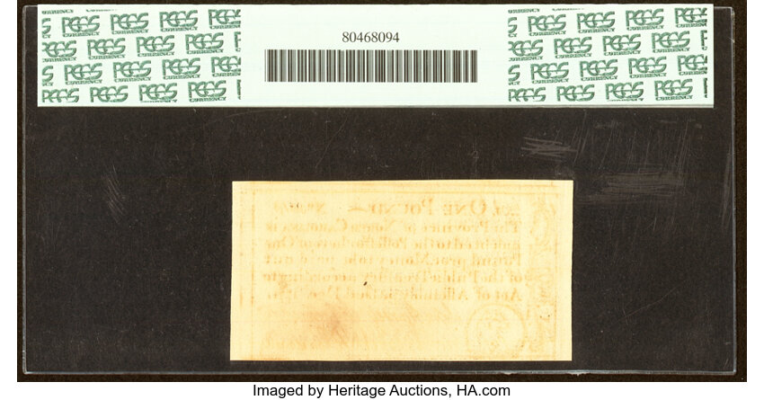 Dec 1771 £1 North Carolina (Fr. NC139) thumbnail 11