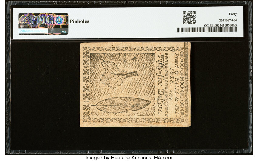 Jan 14, 1779 $55  Continental Congress (Fr. CC98) thumbnail 7