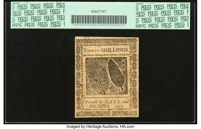 Dec 8, 1775 30s Pennsylvania (Fr. PA195) thumbnail 6