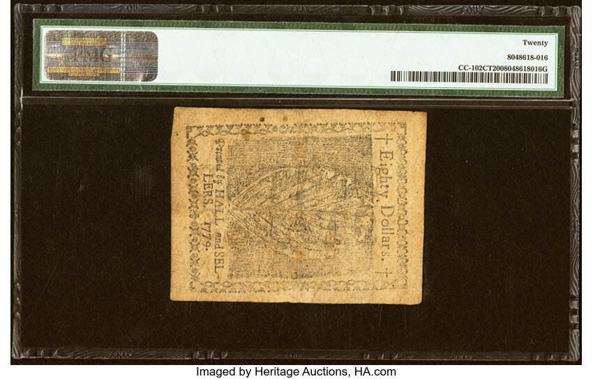 Jan 14, 1779 $80  Continental Congress (Fr. CC102) thumbnail 17