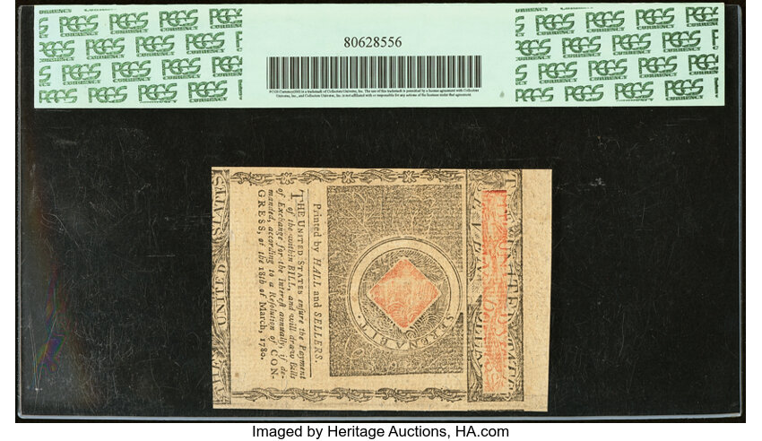 Jul 2, 1780 $7  Rhode Island (Fr. RI287) thumbnail 6