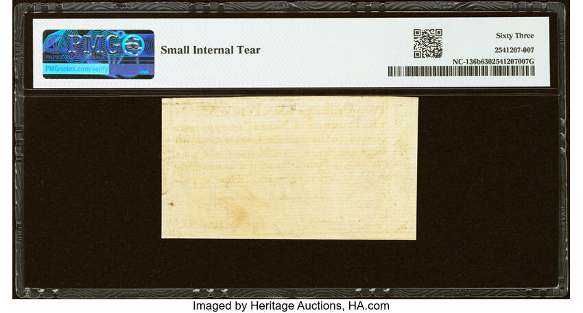 Dec 1771 2s6d North Carolina, House (Fr. NC136b) thumbnail 13