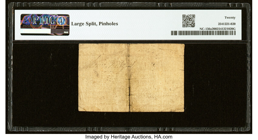 Dec 1771 2s6d North Carolina, Duck (Fr. NC136a) thumbnail 7