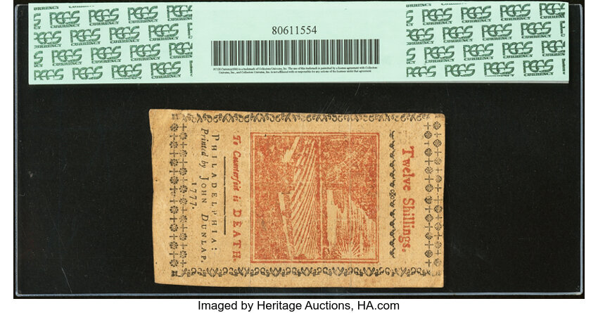 Apr 10, 1777 12s Pennsylvania (Fr. PA220b) thumbnail 7