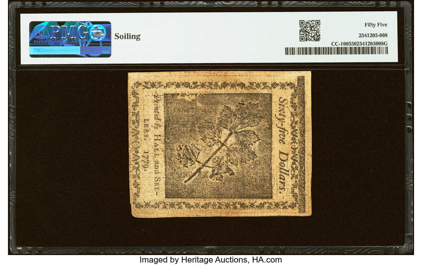 Jan 14, 1779 $65  Continental Congress (Fr. CC100) thumbnail 7