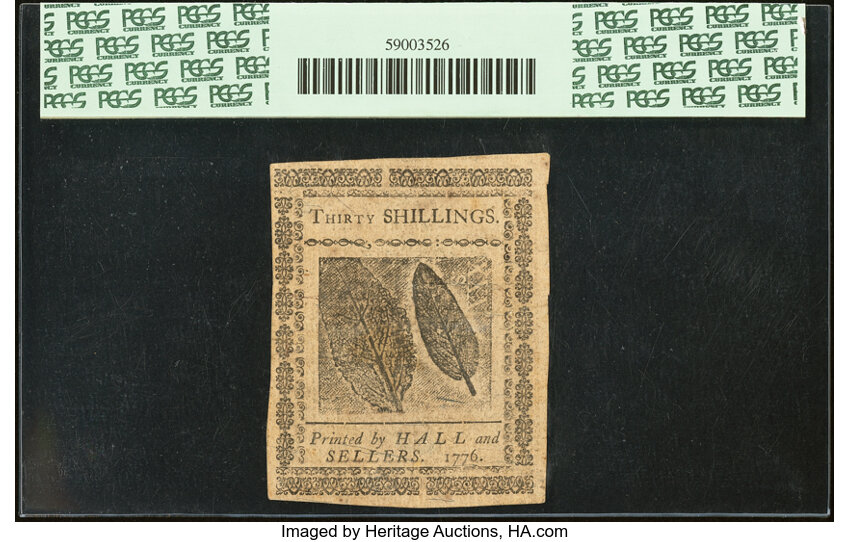 Apr 25, 1776 30s Pennsylvania (Fr. PA207) thumbnail 3