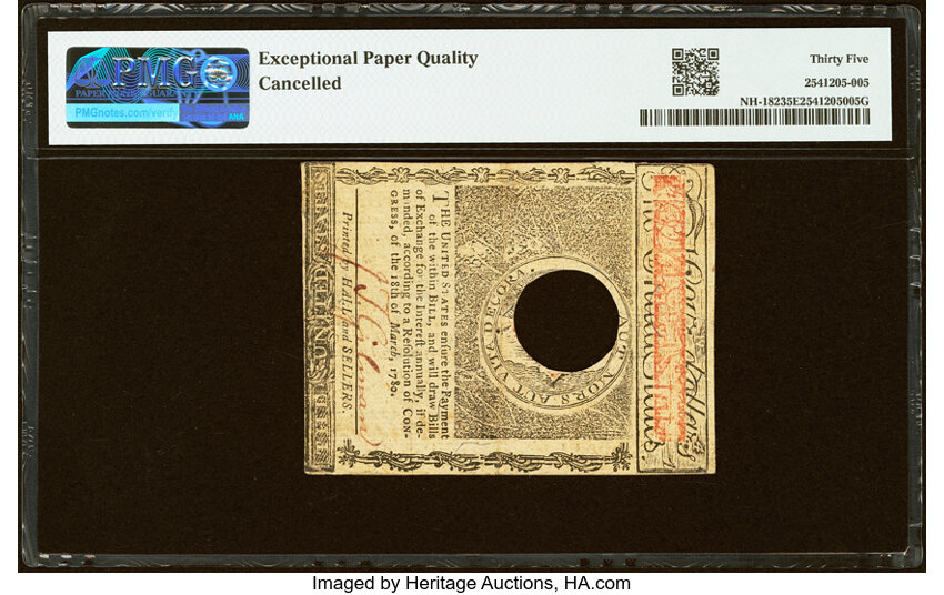 Apr 29, 1780 $4  New Hampshire (Fr. NH182) thumbnail 4