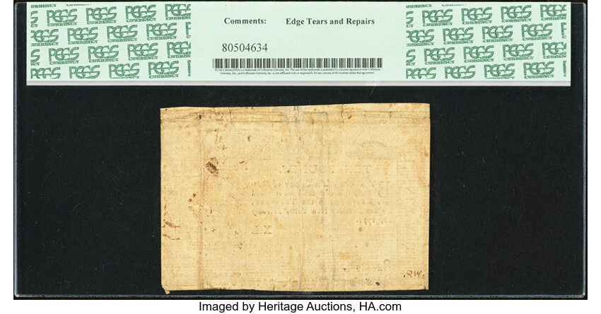 Feb 16, 1771 £10 New York (Fr. NY167) thumbnail 4