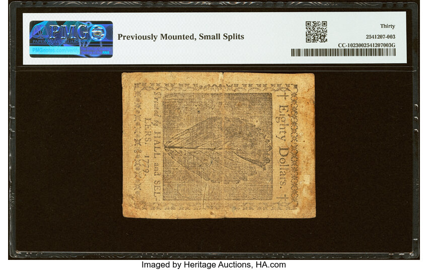 Jan 14, 1779 $80  Continental Congress (Fr. CC102) thumbnail 18