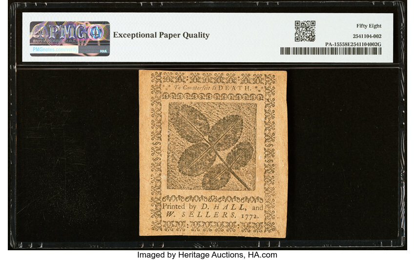Apr 3, 1772 18d Pennsylvania (Fr. PA155) thumbnail 15