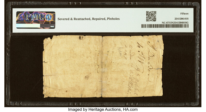 Apr 4, 1748 20s North Carolina (Fr. NC67) thumbnail 7