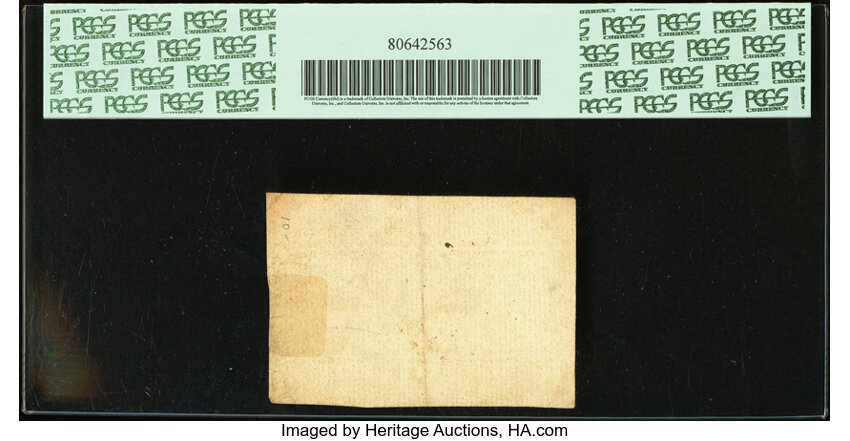 April 2, 1776 $1/8 North Carolina, Lion (Fr. NC154c) thumbnail 3