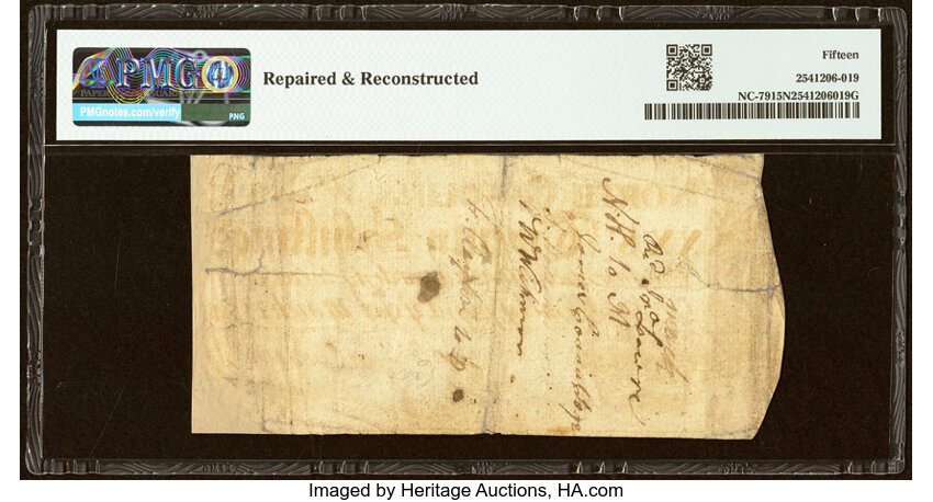 Mar 9, 1754 20s North Carolina (Fr. NC79) thumbnail 5